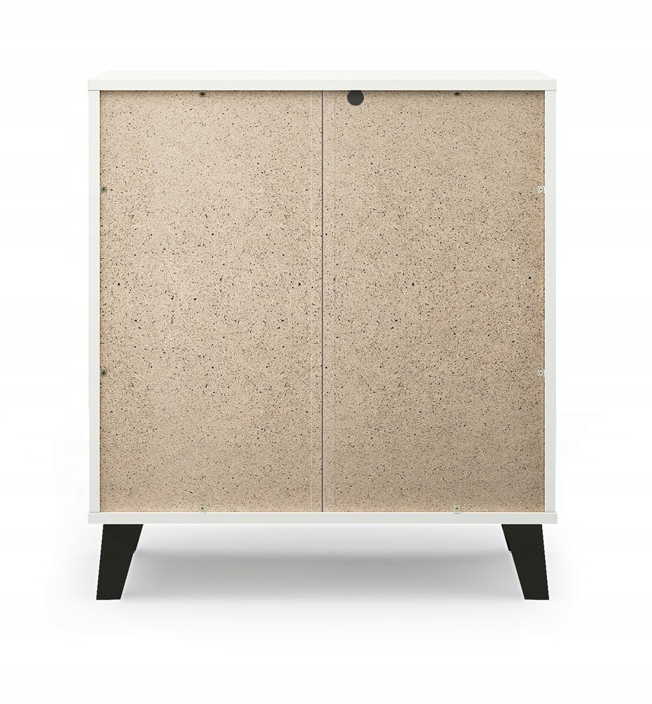 KOMODA NOWOCZESNA 70 cm POJEMNA SZAFKA REGAŁ SZUFLADY MEBLE BIEL MAT Wysokość mebla 78.5 cm