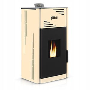 Piec Na Pellet Ferroli Breta Pellet Pro 12kW płaszcz wodny termokominek