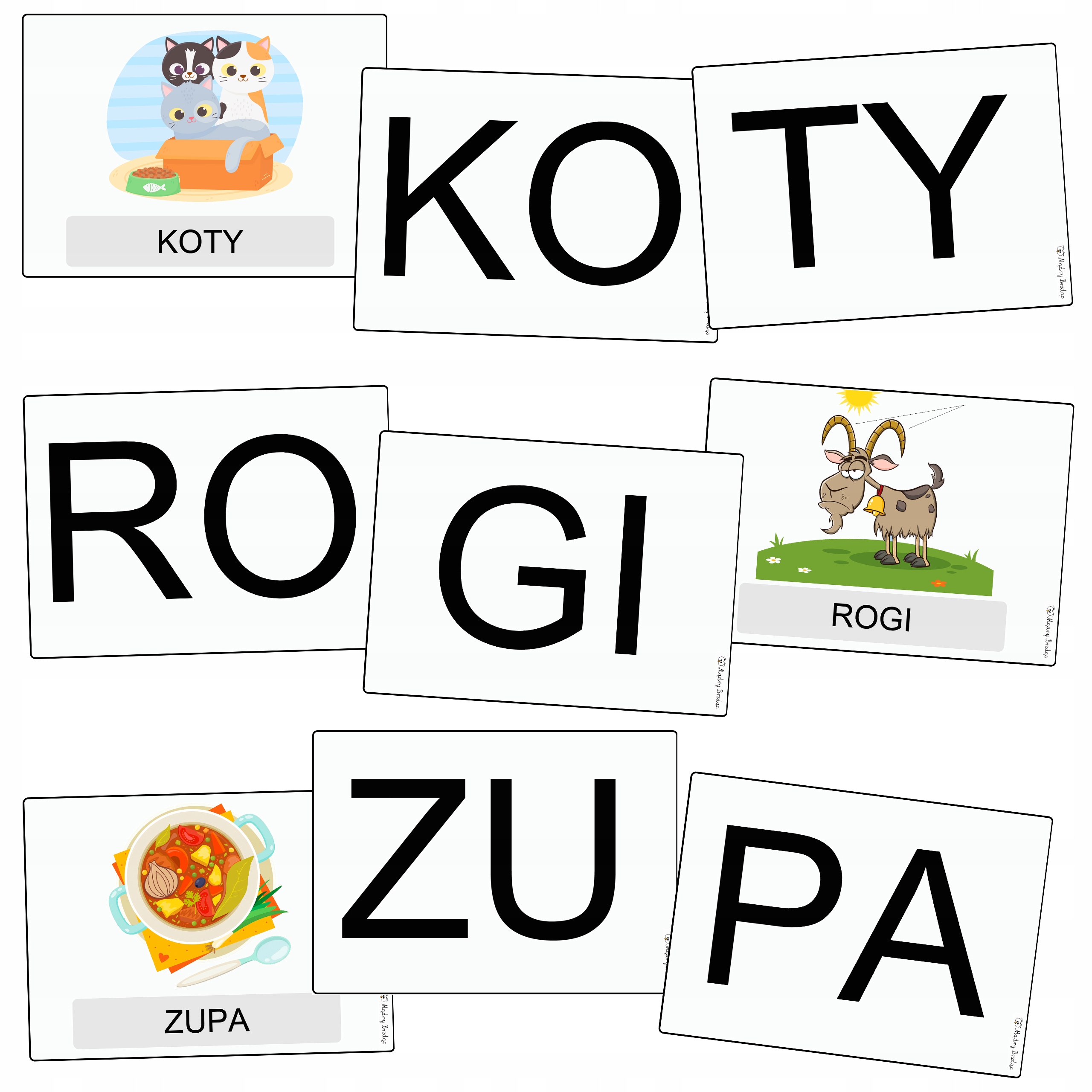 

Sylabowa układanka nauka czytania sylabami *3