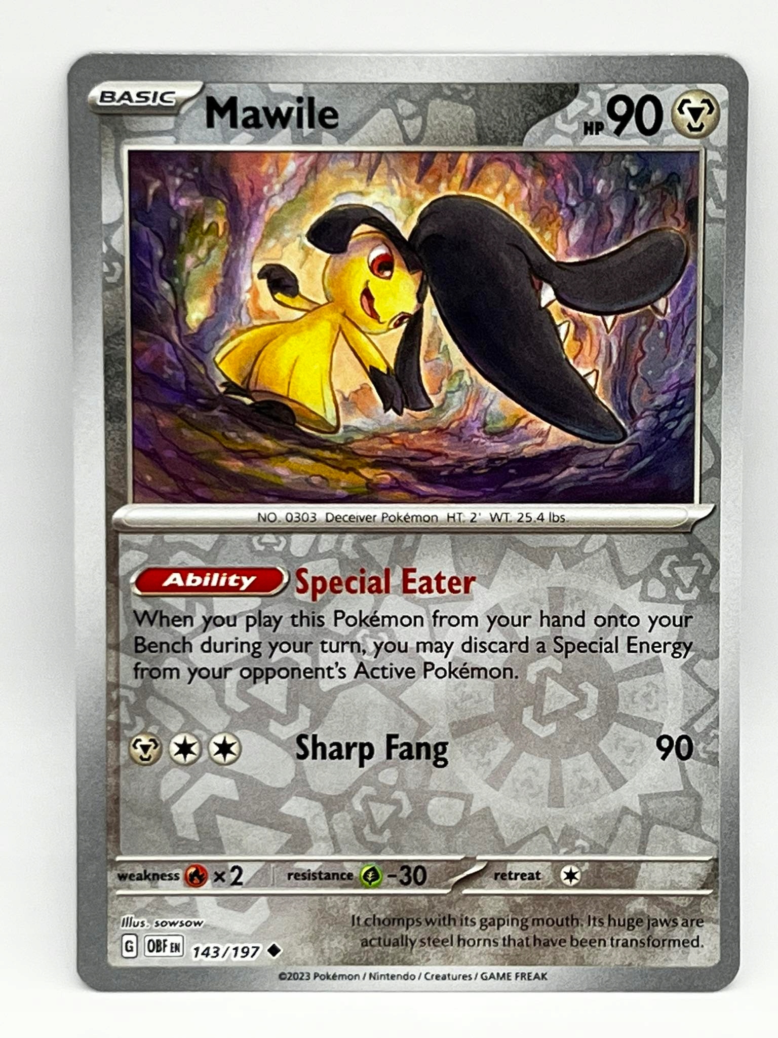 Karty Pokemon (obf 143) Mawile (r)