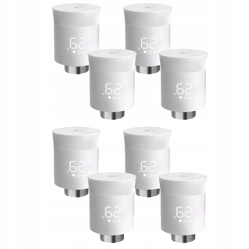 INTELIGENTNA GŁOWICA TERMOSTATYCZNA 8x ZIGBEE TUYA