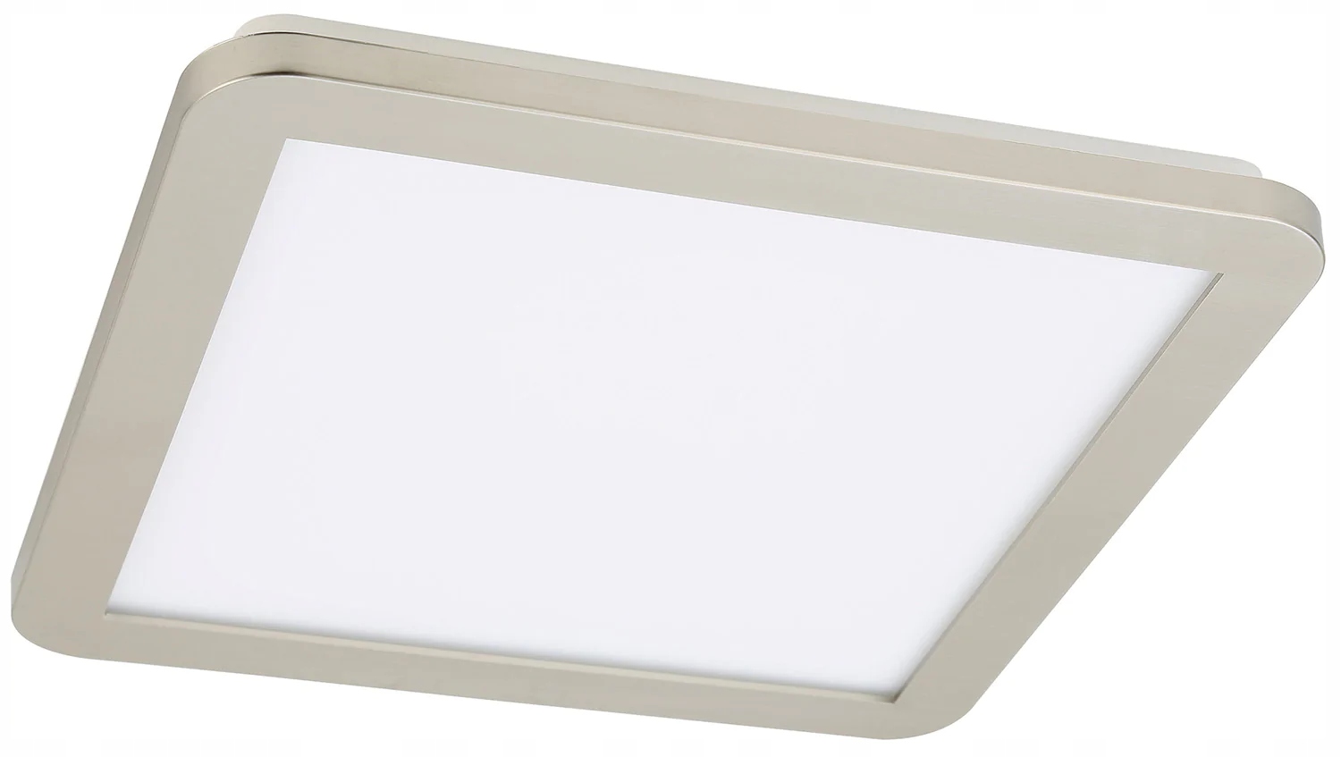 Led čtvercová lampa do koupelny 24W Stropní Svítidlo saténová 40x40 Nexit Candellux