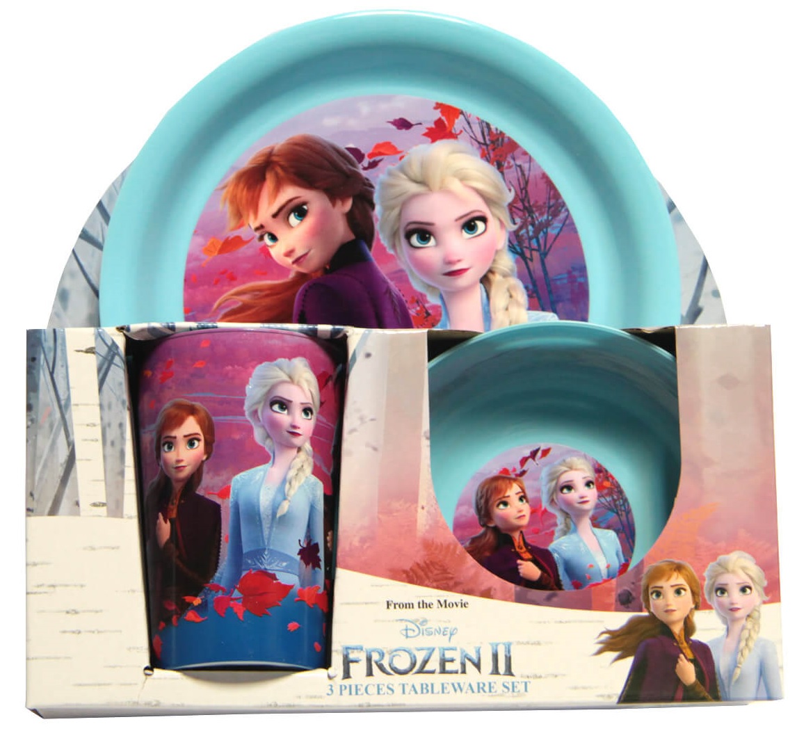 

Zestaw naczyń Kraina Lodu Frozen 2 Elsa Anna