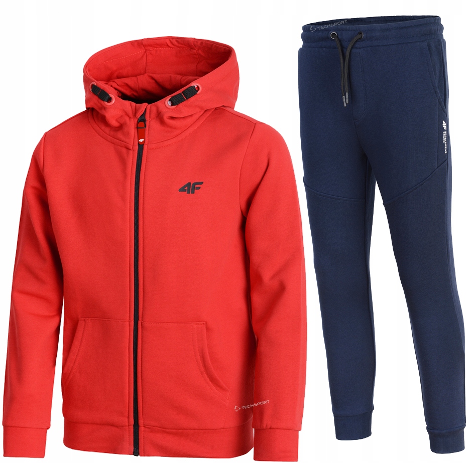 

4F Chłopięcy Dres Komplet Bluza Spodnie 152