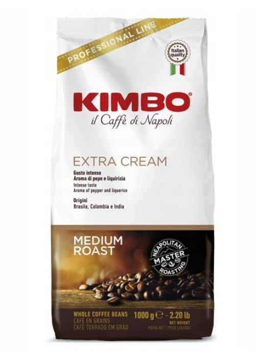 Levně Kimbo Extra Cream italská káva káva Profesional Line 1 kg