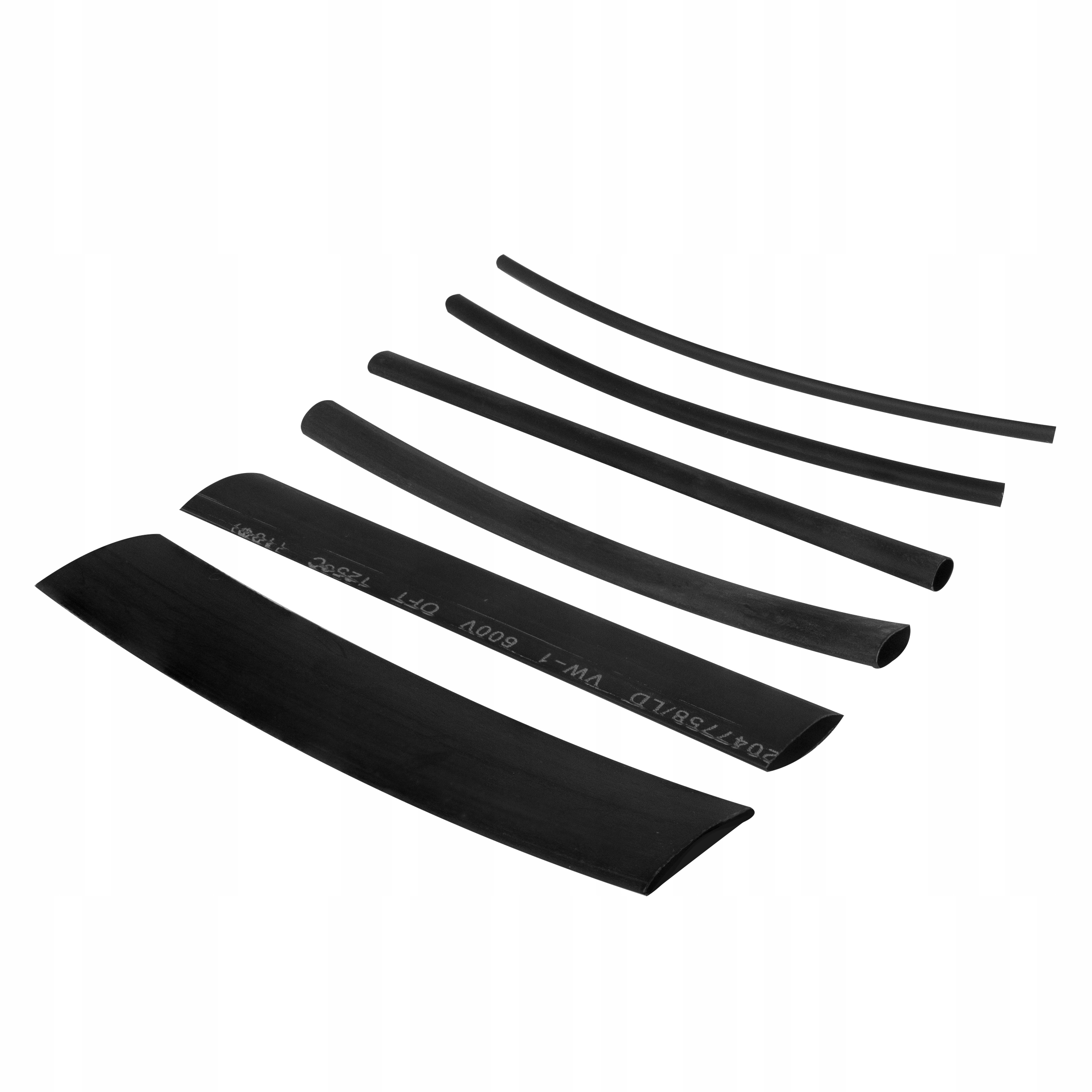 NEKU ZESTAW RUREK TERMOKURCZLIWYCH CZARNE 100szt Marka inna