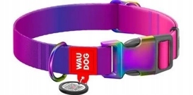 Obojek Waudog s Qr kódem 15 mm Pro Psa S 25-35 cm fialový