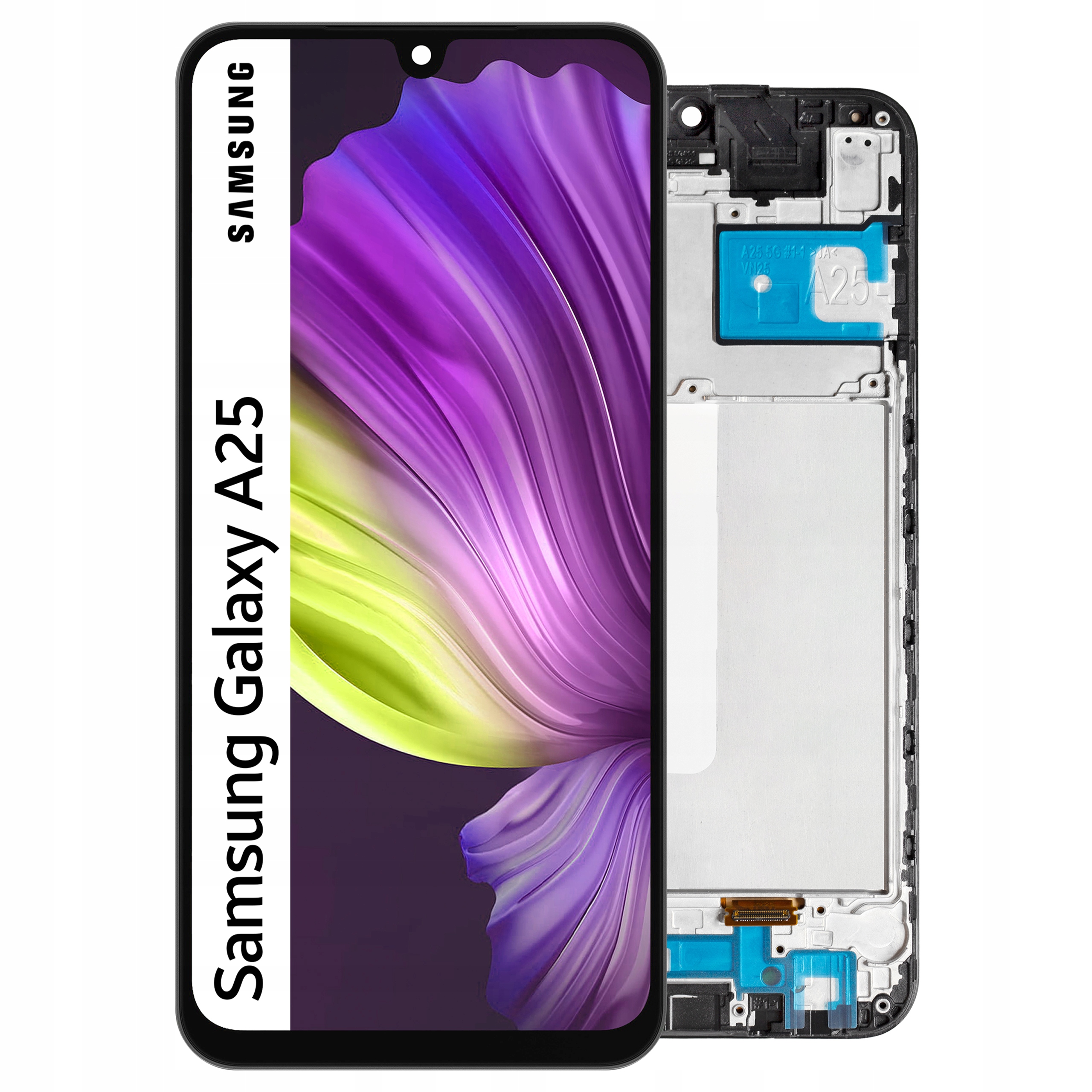 Displej s rámečkem Amoled pro Samsung Galaxy A25 Displej