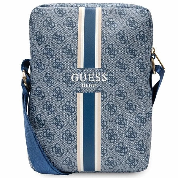 Guess Taška GUTB10P4RPSB 10modrá/modrá 4G Stripes Tablet Bag