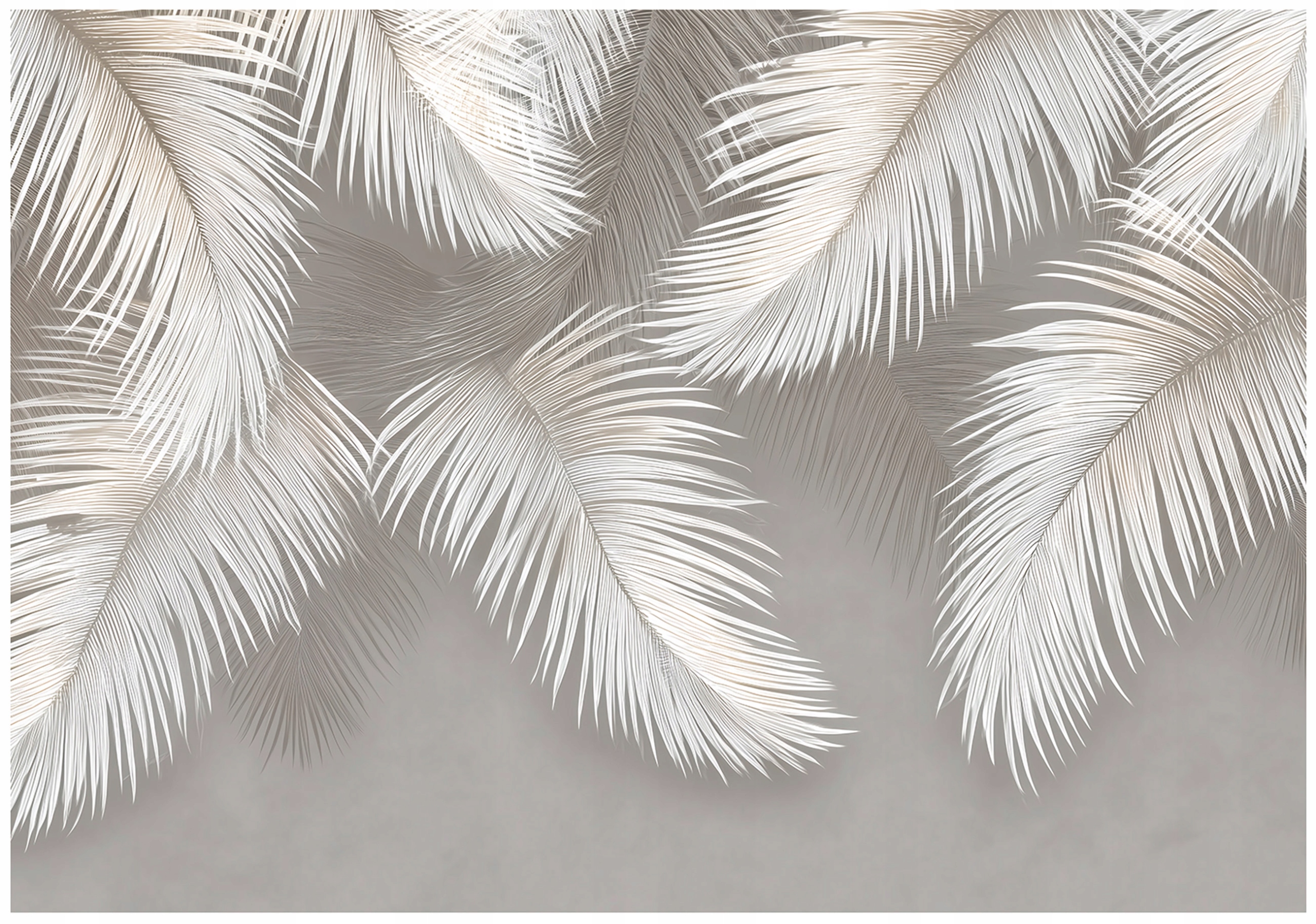 Fototapeta Závěsné Listy Pera Beton Na Zeď Ložnice Obývací Pokoj 200x140