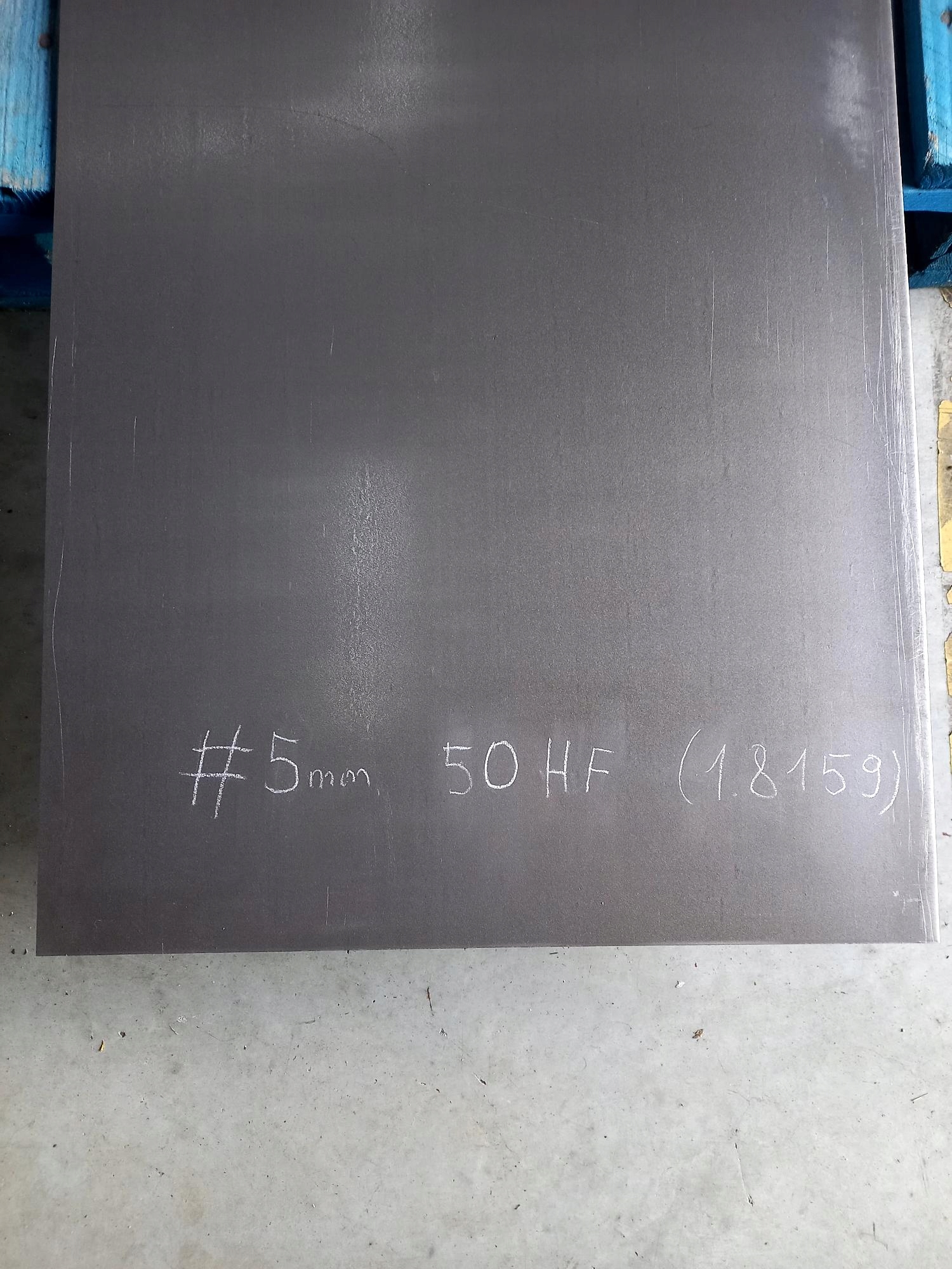 

Stal 50HF 1.8159, formatka #5x50x300 mm