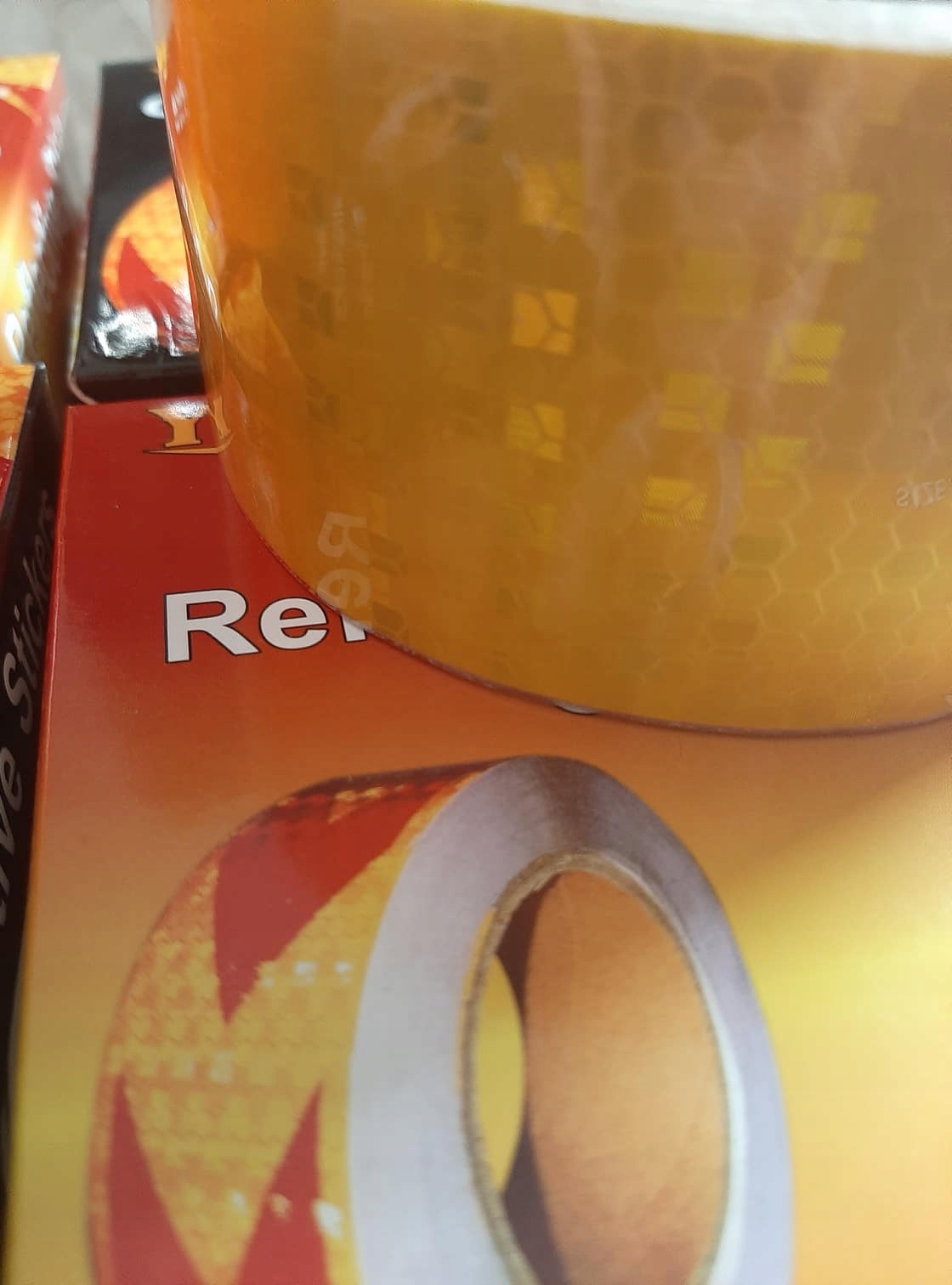 TAŚMA ODBLASKOWA SAMOPRZYLEPNA KONTUROWA ŻÓŁTA 5m Producent części Inny