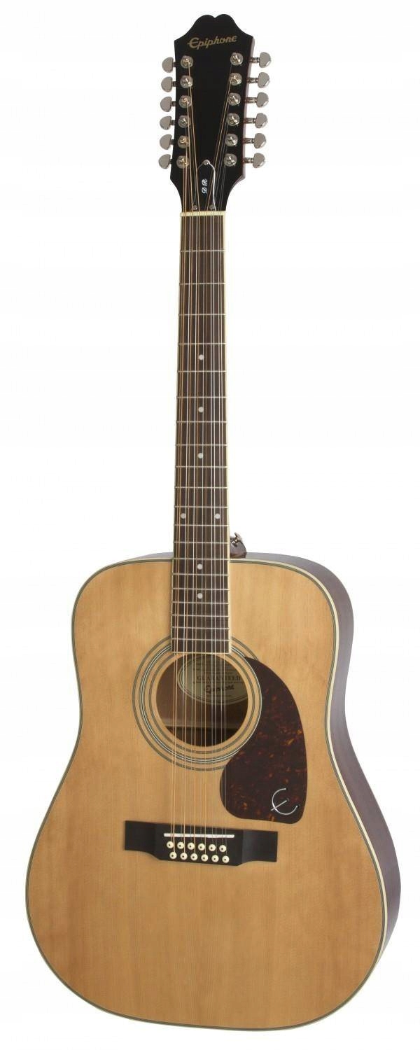 Epiphone Songmaker DR-212 Na Natural – 12strunná akustická kytara