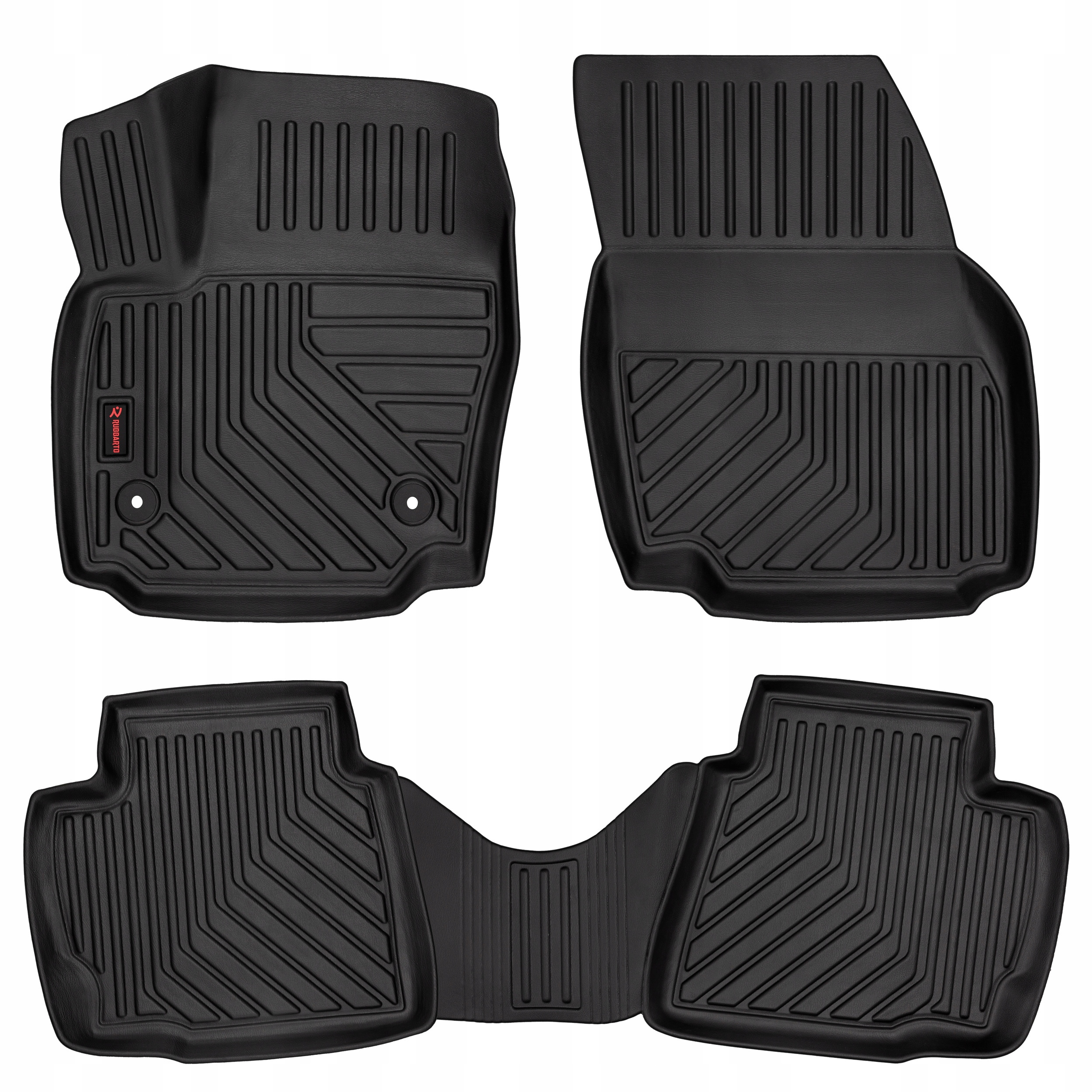 3D gumové autokoberce pre: Ford Mondeo MK4 liftback, sedan, kombi