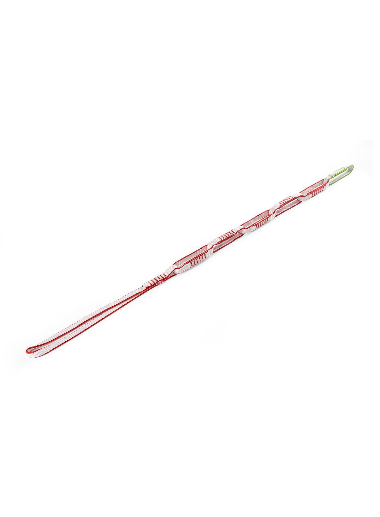 Lezecká páska Ocun Ultichain Bio-Dyn 12 mm 90 cm červená/bílá