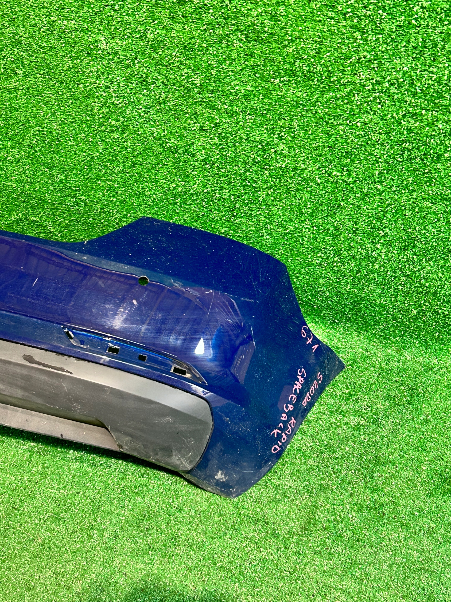 bumper rear part rear SKODA RAPID SPACEBACK without PDC NR.Z671