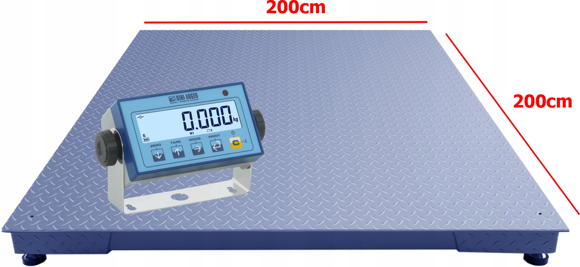 Automobilová Plošinová Váha 2x2 m 10T Legalizace