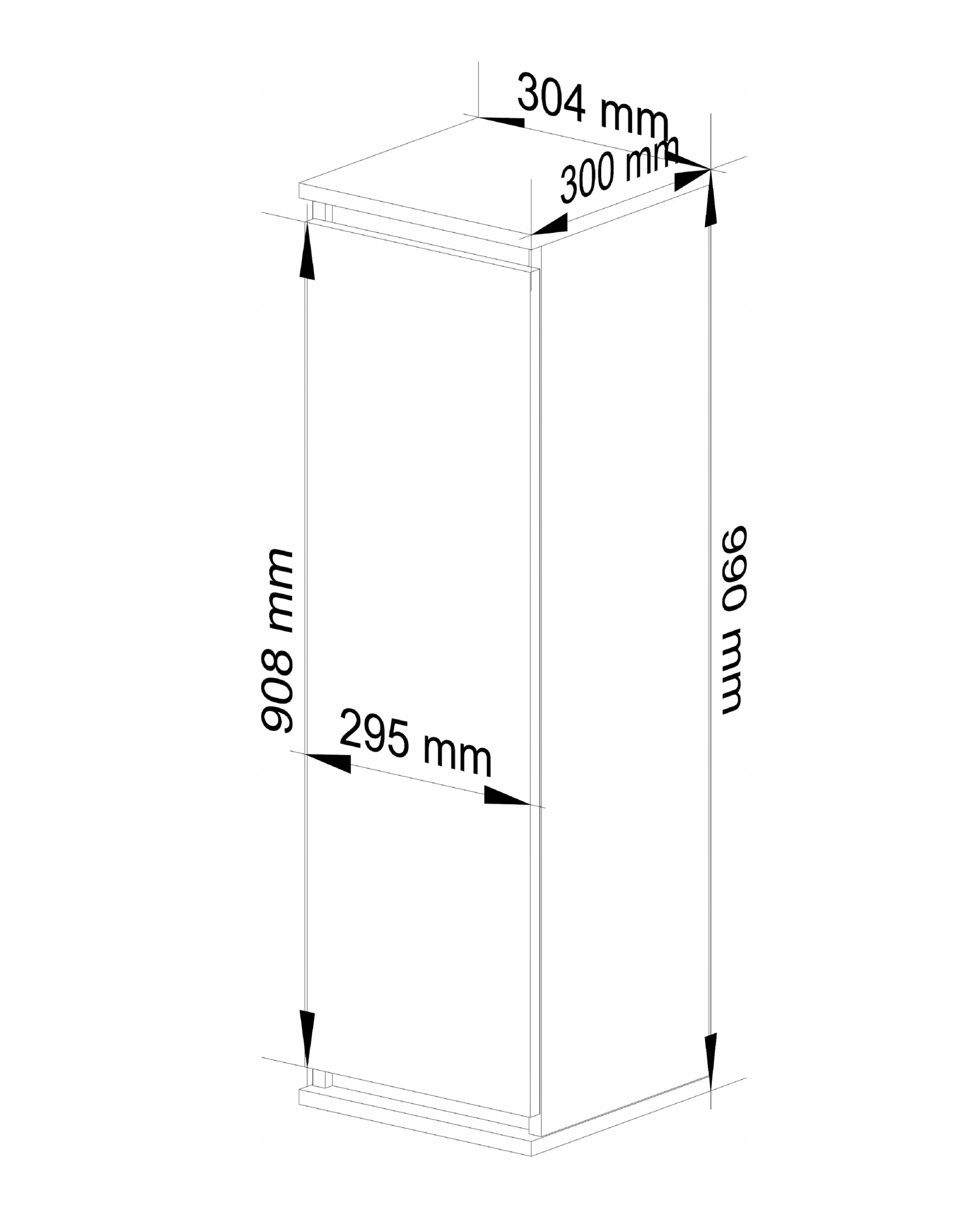 SZAFKA WISZĄCA - WITRYNA W30 CLP - OLCHA Kolekcja Witryna W30