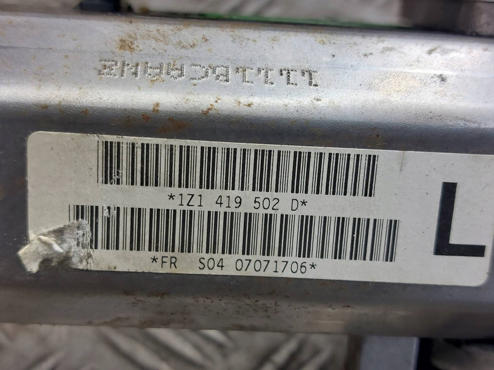 steering wheel rod SKODA OCTAVIA II 1Z1419502D