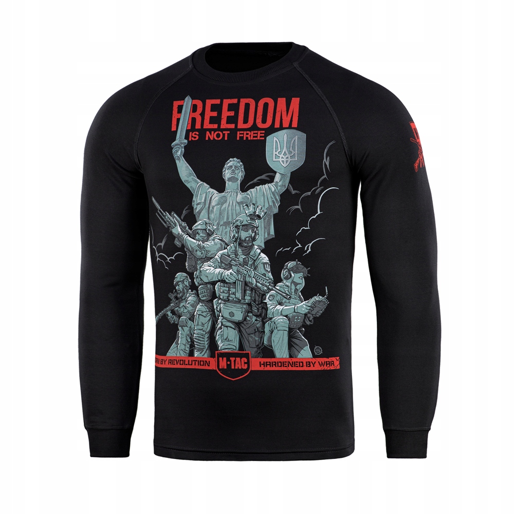M-Tac Bluza Raglanowa Bawełna Elastyczna Freedom Black S