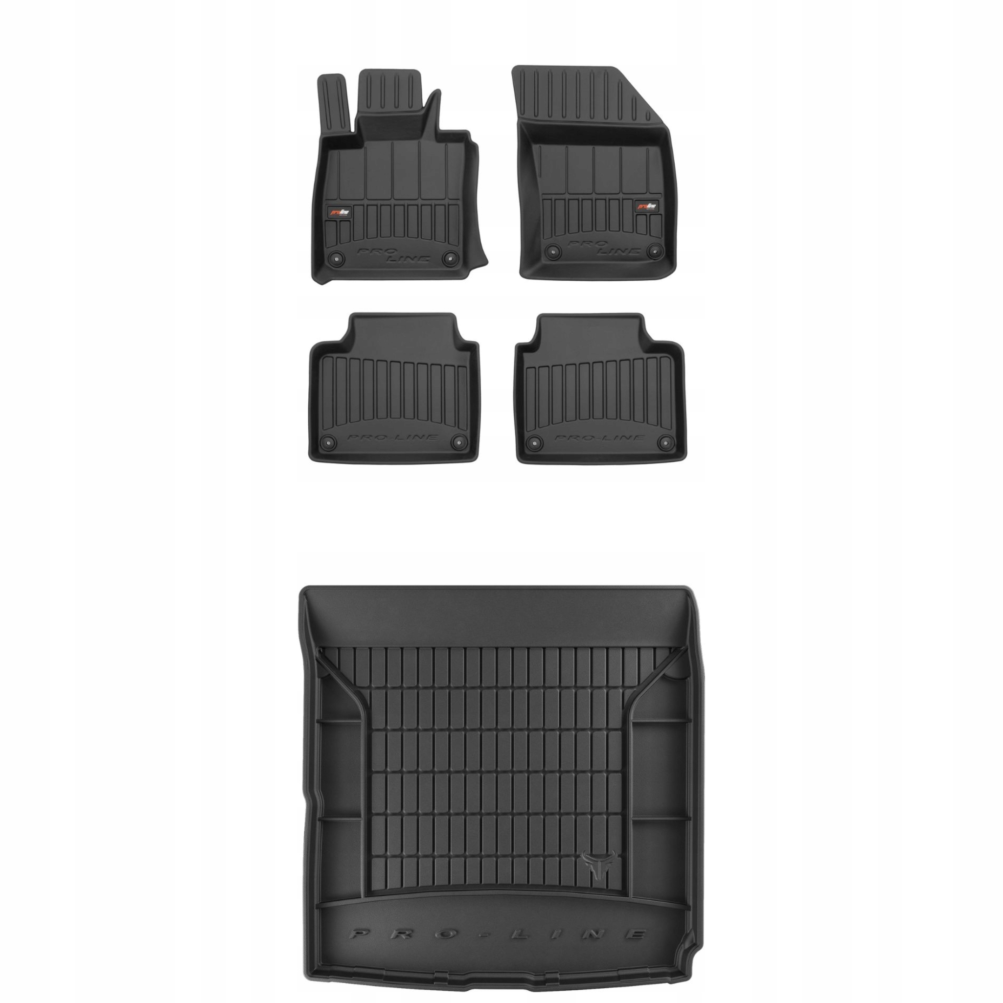 Sada gumových kobercov a rohoží pre Volvo S90 od roku 2016