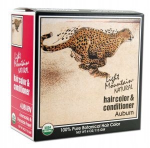 Light Mountain Gepard ziołowa henna kasztan 113g naturalna koloryzacja