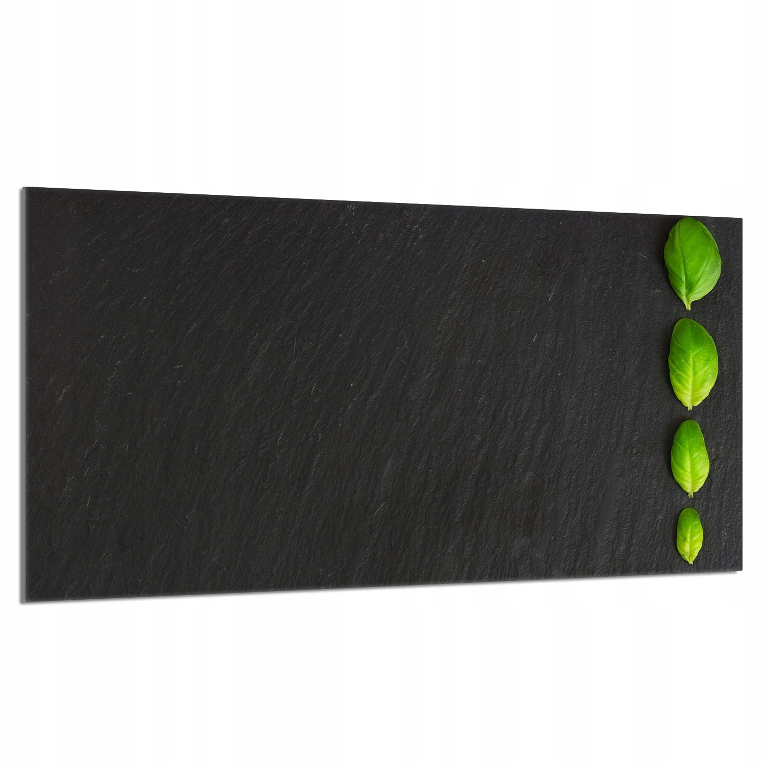 Skleněná ochranná deska na sporák 90x52 Bazalka Do Kuchyně