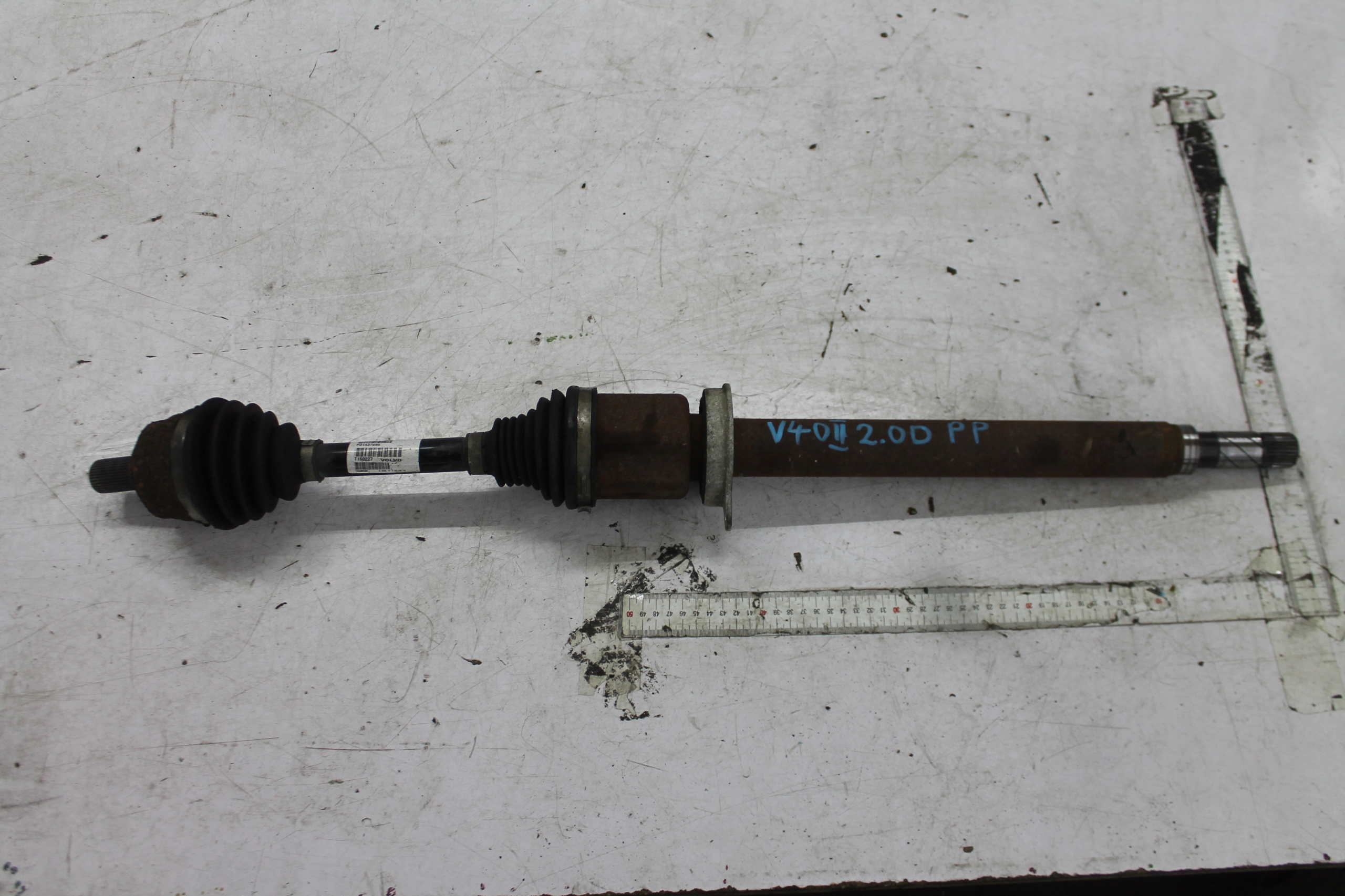 semi-axis right front 31437595 VOLVO V40 II 2.0D 12-19