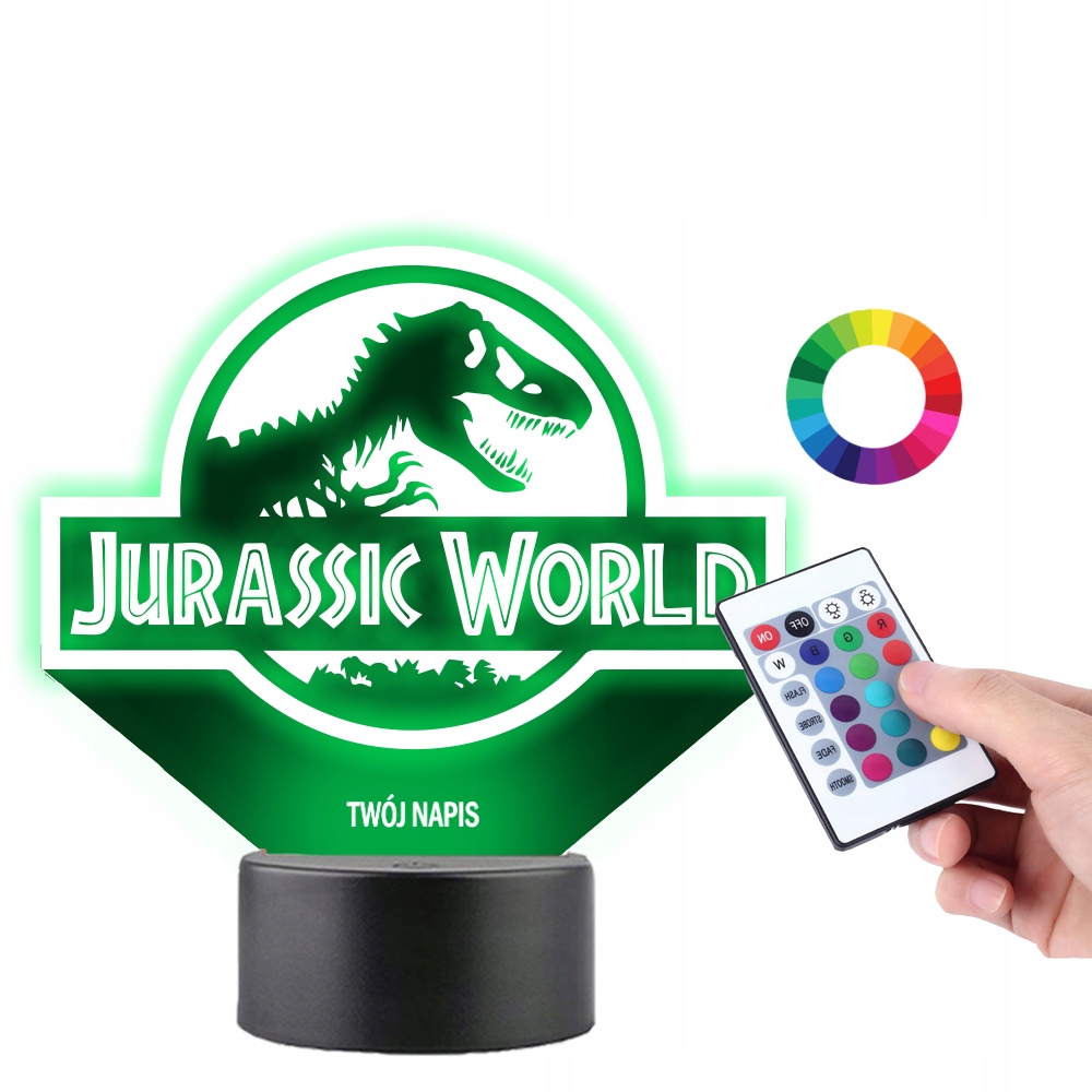 

Lampka na Biurko Statuetka Park Jurajski Plexido