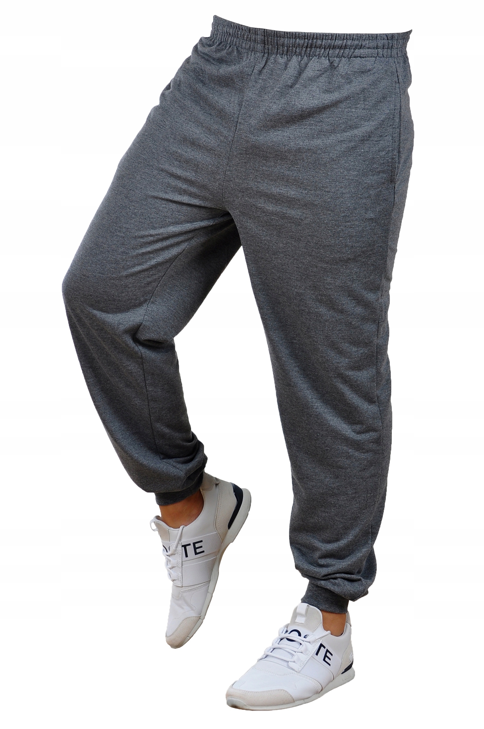 Y406 r. 3XL MĘSKIE SPODNIE DRESOWE JOGGERY GŁADKIE Rozmiar 3XL