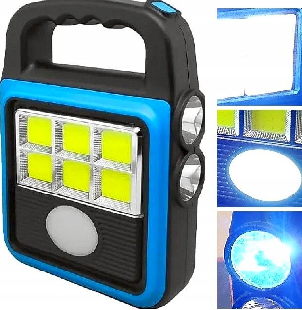 LATARKA COB MOCNA AKUMULATOROWA SOLAR POWERBANK