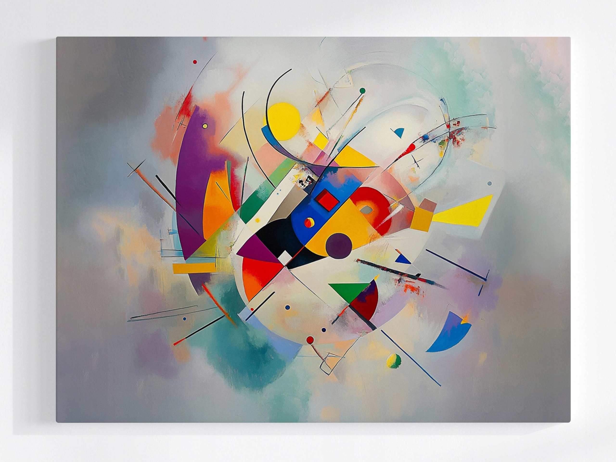 Obraz Na Plátně Canvas Abstrakce Dynamika Geometrie Figura Modern 80x60