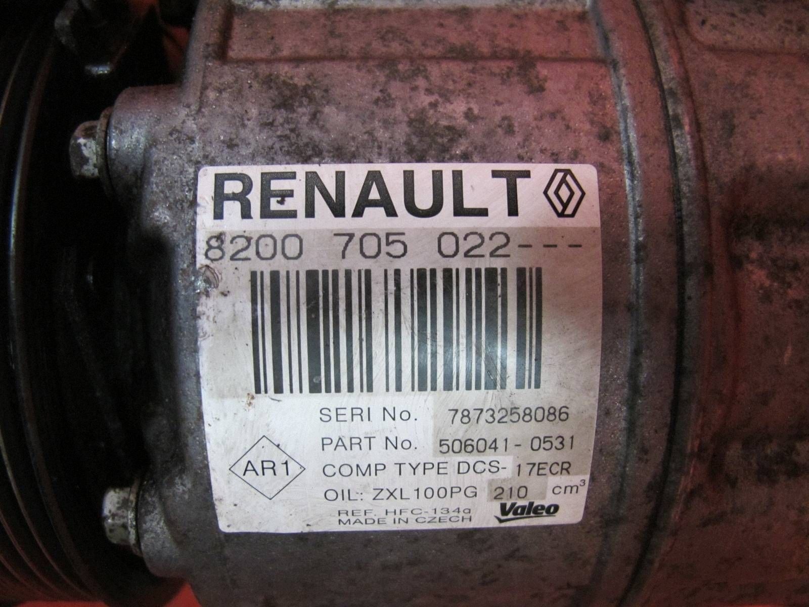 RENAULT ESPACE 4 IV 2.0 DCI M9R760 TRAFIC II SCENIC II compressor compressor;