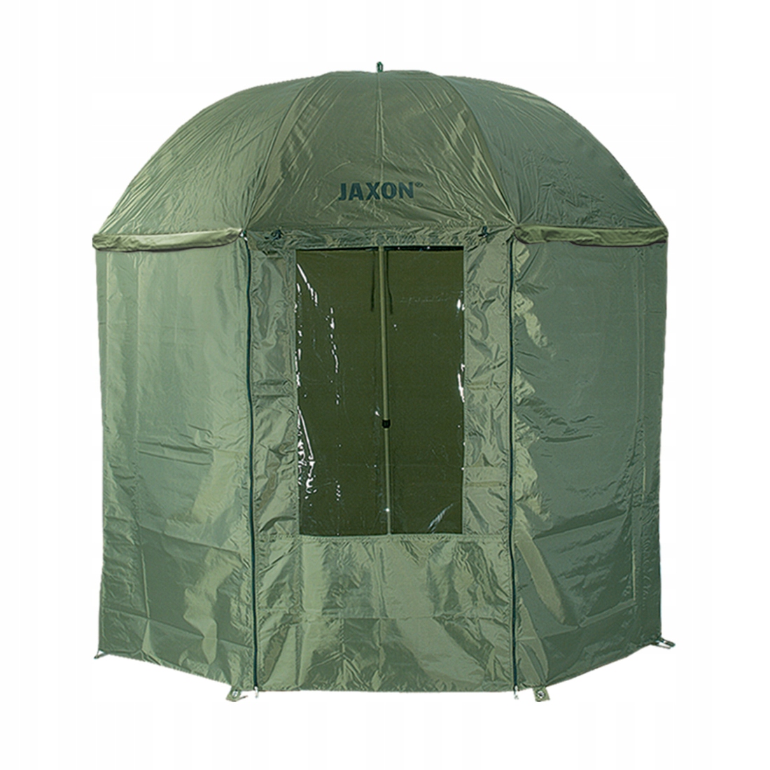 Parasol Wędkarski Zabudowany Z Osłoną 250cm Dla Wędkarza Na Ryby Jaxon