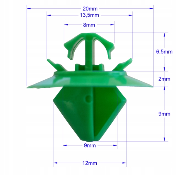 SPINKA KOŁEK LISTWY BOCZNEJ DO CITROEN C4 JUMPY FIAT SCUDO PEUGEOT EXPERT Producent części Trustom