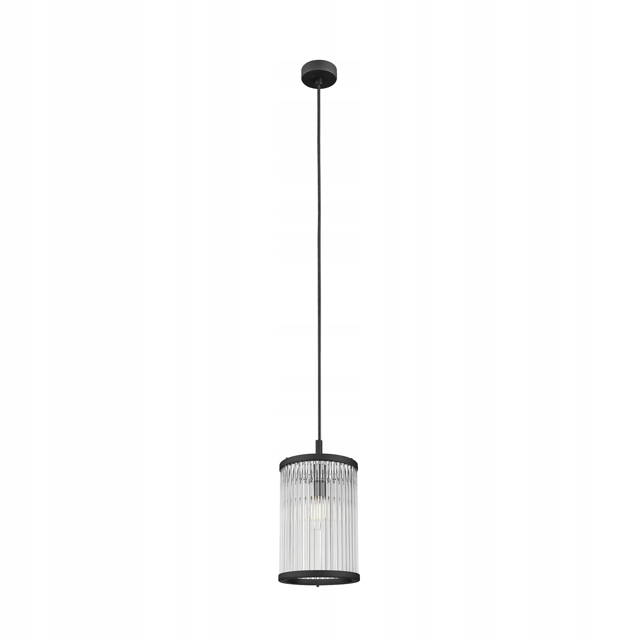Závesná lampa Art Deco čierna Sergio 1xE14, 60 W, 15x150 cm, Zuma Line