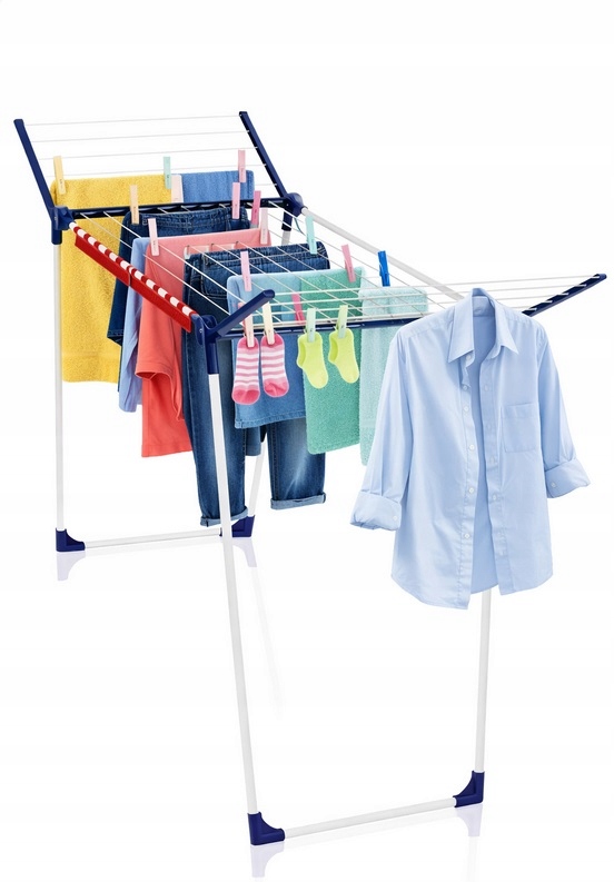 Leifheit Suszarka na pranie Biała Pegasus (87x157x55 cm) 150 Solid Slim