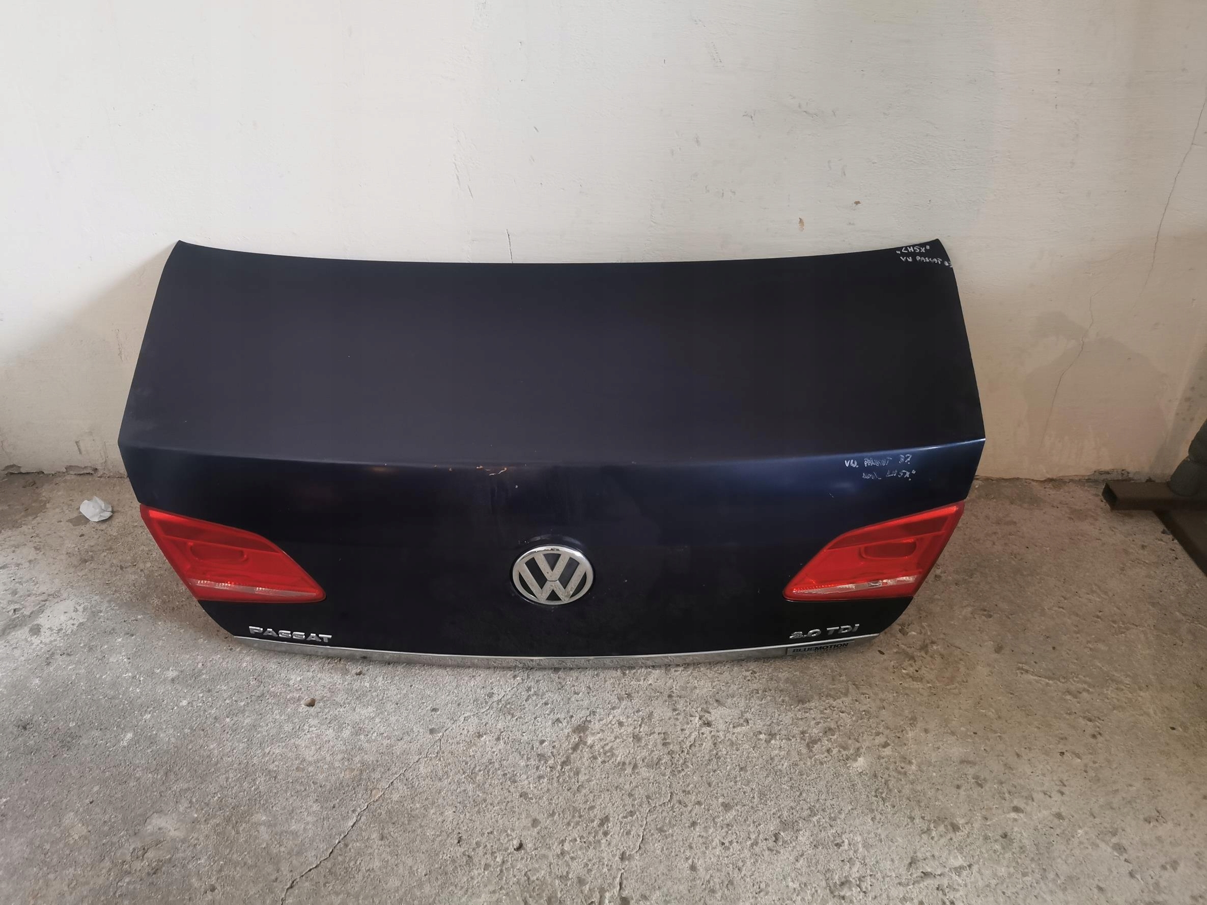 trunk door boot complete VW PASSAT B7 LH5X sedan 10-14
