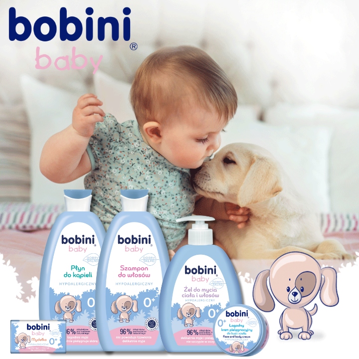Bobini Baby Żel do Mycia Ciała dla Niemowląt 300ml Marka Bobini