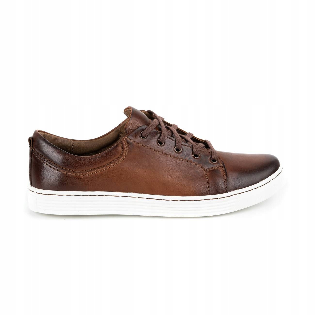 

Buty męskie skórzane casual 946MA brązowe 42