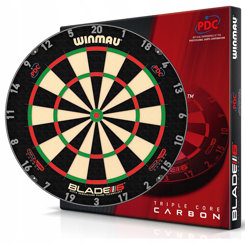 CIFERNÍK Winmau Blade 6 TRIPLE CORE šípky DART