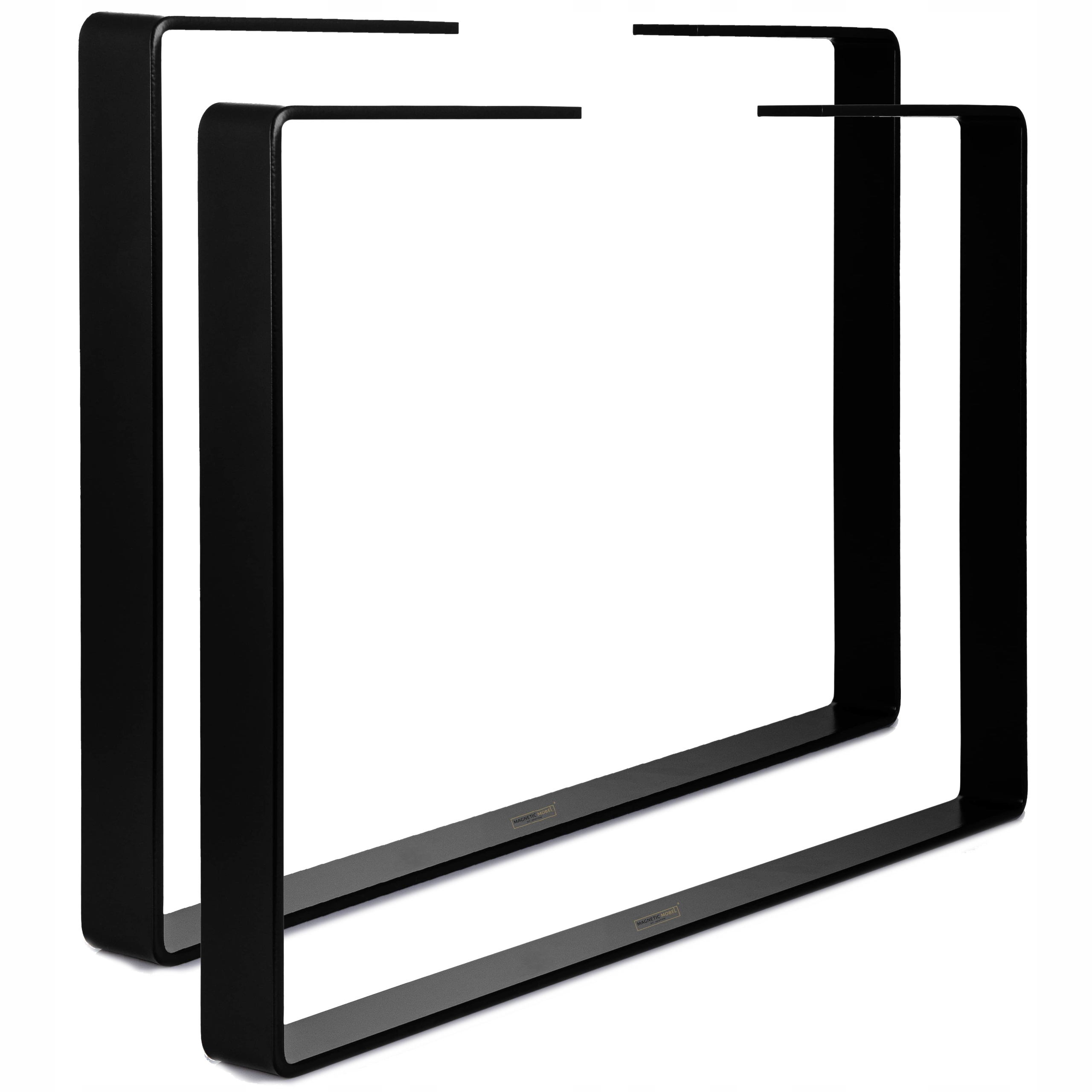 Kovové nohy pod konferenčný stolík 40x40 Čierna