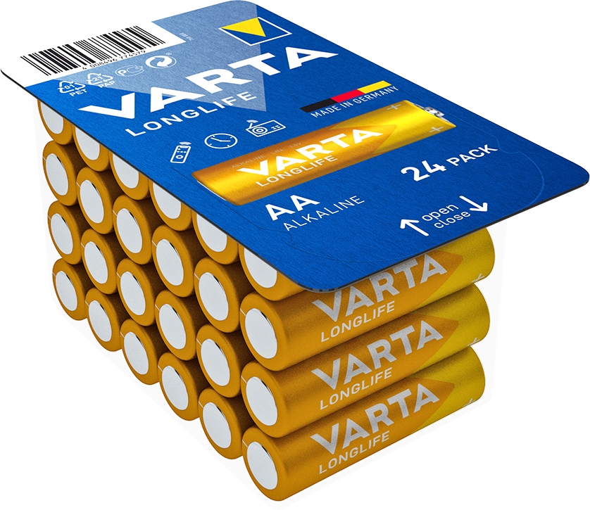 

24x Bateria Varta Longlife Aa LR06 Alkaliczna Box