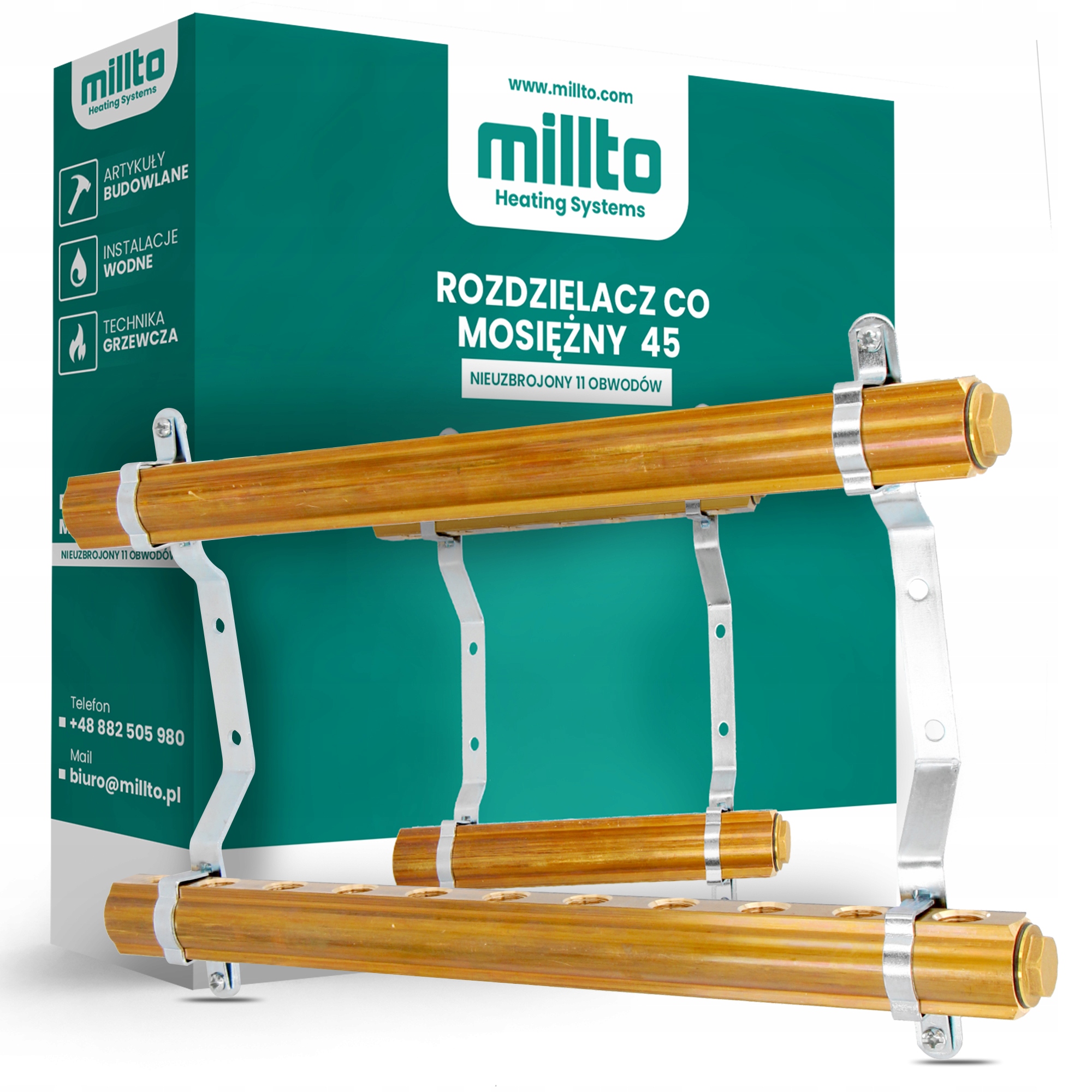 Sběrač potrubí vodních systémů stabilní držáky