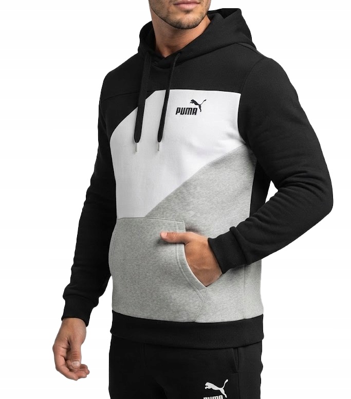 3437 Pánská Mikina Puma Klokanka S Kapucí Sportovní Bavlna Power Color M