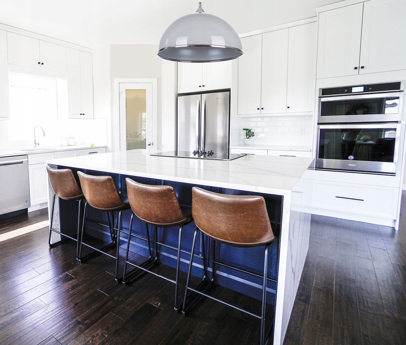 LAMPA WISZĄCA ŻYRANDOL PLAFON PÓŁKULA KUCHENNA LED Liczba punktów światła 1