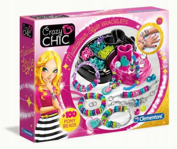 

Crazy Chic Kolorowe Bransoletki Clementoni 78415