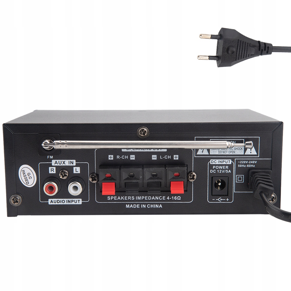 WZMACNIACZ DO KOLUMN GŁOŚNIKÓW HIFI BLUETOOTH RADIO FM Model BT-698D