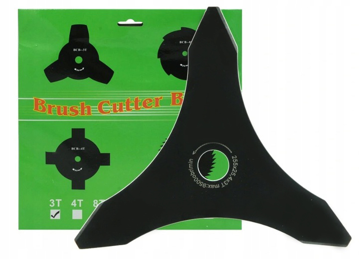 TARCZA DO KOSY SPALINOWEJ TRÓJZĄB DO CIĘCIA TRAWY NÓŻ TNĄCY OSTRZE Kod producenta M83068