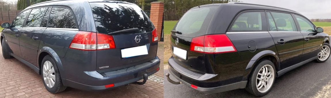 HAK HOLOWNICZY Z MODUŁEM OPEL VECTRA C KOMBI 2002 Wiązka w zestawie 7 PIN z modułem